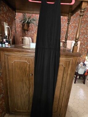 Tibi Black Sleeveless Maxi Dress